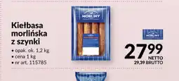 Makro Morliny Kiełbasa morlińska z szynki oferta