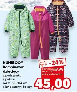 Kaufland KUNIBOO Kombinezon dziecięcy oferta