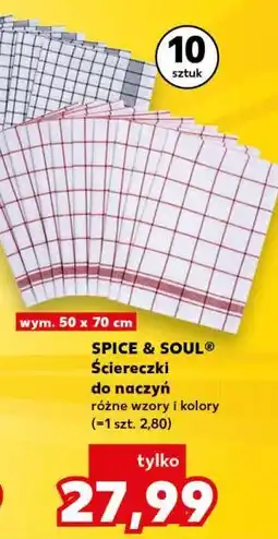 Kaufland SPICE & SOUL Ściereczki do naczyń (10 sztuk) oferta