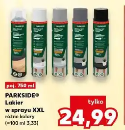 Kaufland PARKSIDE Lakier w sprayu XXL (750 ml) oferta