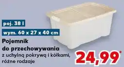 Kaufland Pojemnik do przechowywania z uchylną pokrywką i kółkami oferta