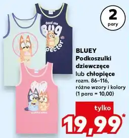 Kaufland BLUEY Podkoszulki dziewczęce lub chłopięce (2 pary) oferta