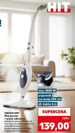 Kaufland SWITCH ON Mop parowy i ręczny odkurzacz oferta