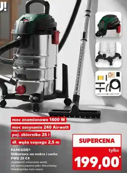 Kaufland PARKSIDE Odkurzacz na mokro i sucho PWD 25 C4 oferta