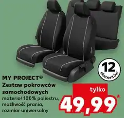 Kaufland MY PROJECT Zestaw pokrowców samochodowych oferta