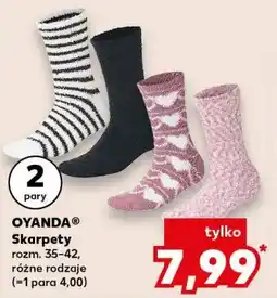 Kaufland OYANDA Skarpety, rozmiar 35-42 (2 pary) oferta