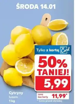 Kaufland Cytryny luzem oferta