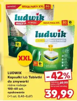 Kaufland Ludwik Maxxx Power, Ludwik Ultimate Power (Kapsułki do zmywarki) oferta