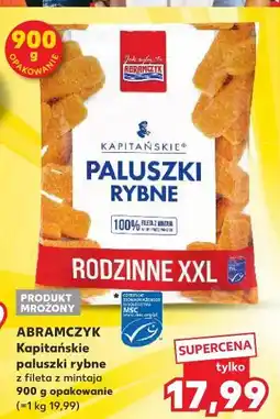 Kaufland Abramczyk Kapitańskie paluszki rybne z fileta z mintaja oferta