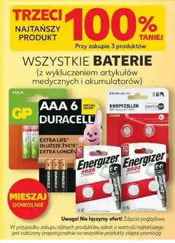 Kaufland Baterie (Duracell, Energizer) AAA, AA oferta