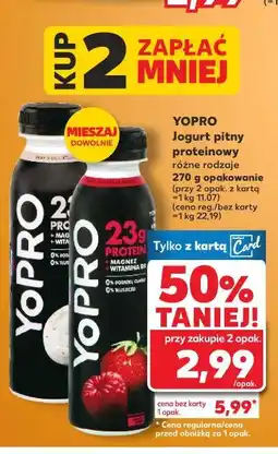 Kaufland YOPRO Jogurt pitny proteinowy oferta