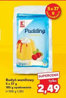 Kaufland Budyń waniliowy, 5 x 37 g (185 g) opakowanie oferta