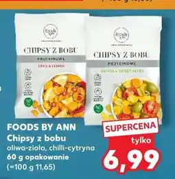 Kaufland FOODS BY ANN Chipsy z bobu oliwa-zioła/chilli-cytryna oferta