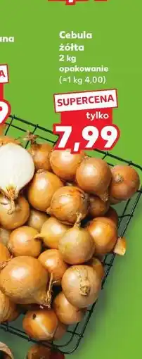 Kaufland Cebula żółta 2 kg opakowanie oferta