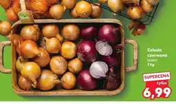 Kaufland Cebula czerwona luzem oferta
