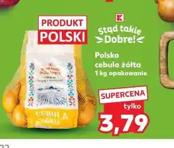 Kaufland Polska cebula żółta 1 kg opakowanie oferta