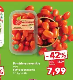 Kaufland Pomidory rzymskie 500 g opakowanie oferta