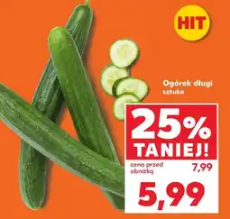 Kaufland Ogórek długi sztuka oferta