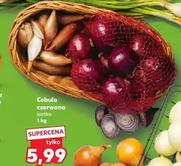 Kaufland Cebula czerwona siatka oferta