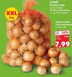 Kaufland Cebula żółta 5 kg opakowanie oferta