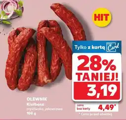 Kaufland OLEWNIK Kiełbasa myśliwska, jałowcowa oferta