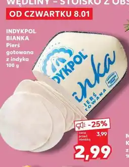 Kaufland Indykpol Bianka Pierś gotowana z indyka oferta