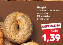 Kaufland Bagiel z makiem, z sezamem, rustykalny oferta