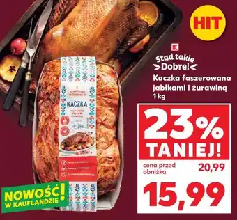 Kaufland Kaczka faszerowana jabłkami i żurawiną oferta