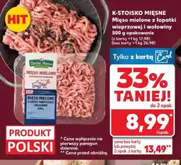 Kaufland K-STOPISKO MIĘSNE Mięso mielone z łopatki wieprzowej i wołowiny oferta