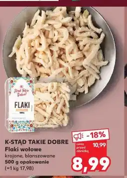 Kaufland K-STĄD TAKIE DOBRE Flaki wołowe krojone, blanszowane oferta