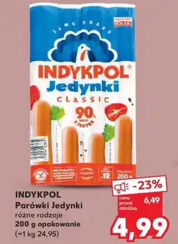 Kaufland INDYKPOL Parówki Jedynki Classic oferta