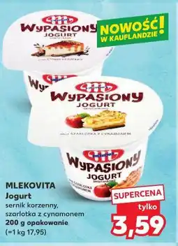 Kaufland MLEKOVITA Wypasiony Jogurt oferta