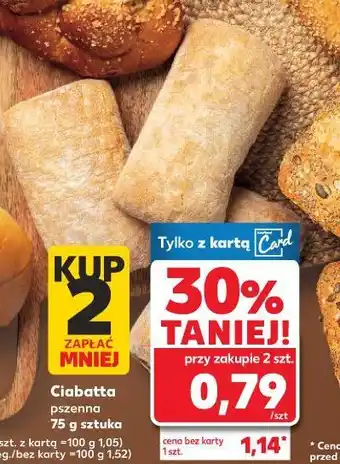 Kaufland Ciabatta pszenna oferta