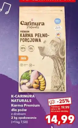 Kaufland K-Carinura Naturals Karma Premium dla psów z drobiem oferta