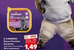 Kaufland K-Carinura Karma Premium dla kotów wołowina z marchewką oferta
