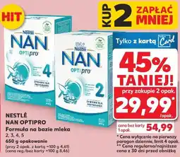 Kaufland NESTLÉ NAN OPTIPRO Formuła na bazie mleka oferta