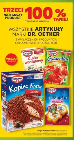 Kaufland Artykuły marki Dr. Oetker (wyłączając produkty chłodzone i mrożone) oferta