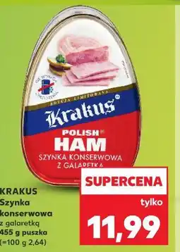 Kaufland KRAKUS Szynka konserwowa z galaretką 455 g puszka oferta