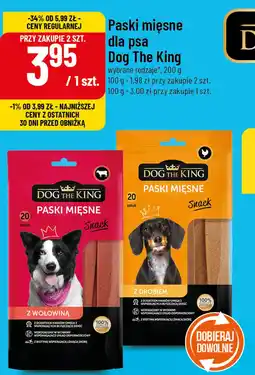 Polomarket Paski mięsne dla psa Dog The King oferta