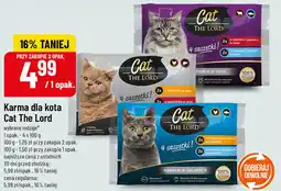 Polomarket Karma dla kota Cat The Lord (wybrane rodzaje, 1 opak. = 4 x 100g) oferta