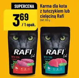 Polomarket Karma dla kota z tuńczykiem lub cielęciną Rafi, DNP oferta