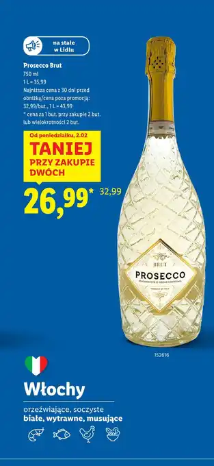 Wino Prosecco Spumante Brut