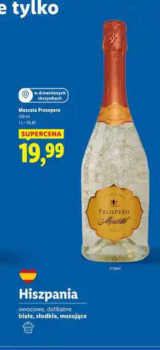 Lidl Wino Prospero Moscato Espumoso oferta