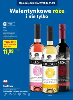 Lidl Wino Fresco Semi Sweet oferta
