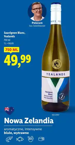 Lidl Wino Yealands Landmade Sauvignon Blanc oferta