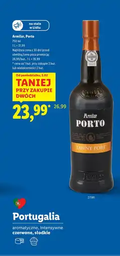 Lidl Wino Armilar Porto Tawny Port oferta
