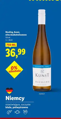 Lidl Wino Kunst Riesling oferta
