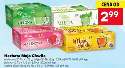 Lewiatan Herbata Moja Chwila czarna ekspresowa oferta