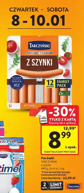 Parówki z szynki TARCZYŃSKI