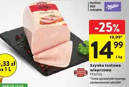 Intermarche Szynka tostowa wieprzowa PEKPOL oferta